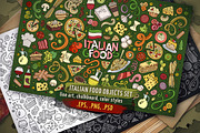 Italian Food Objects & Symbols Set, an Object Graphic by BALABOLKA (Thumbnail 1 of 4)