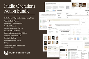 Studio Operations - Notion Bundle
