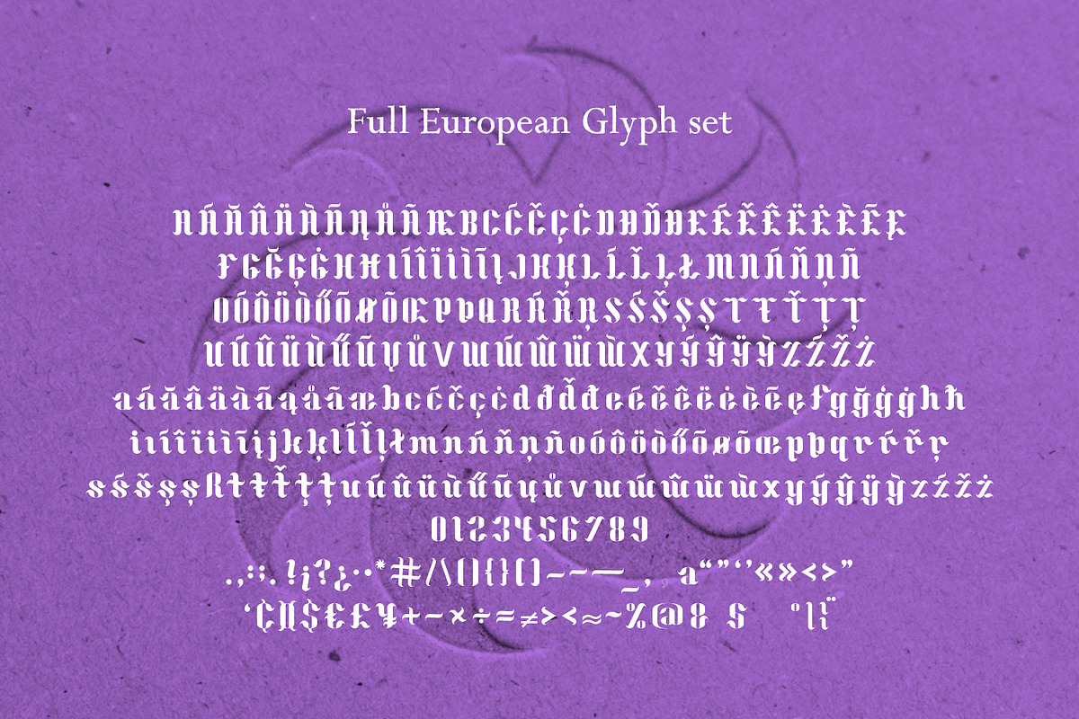 Windmills - ornate swirling serif font preview 4