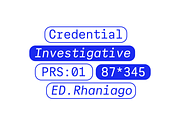 Cx Mono; 12 Fixed Width Fonts, a Sans Serif Font by Eko Bimantara (Thumbnail 11 of 13)