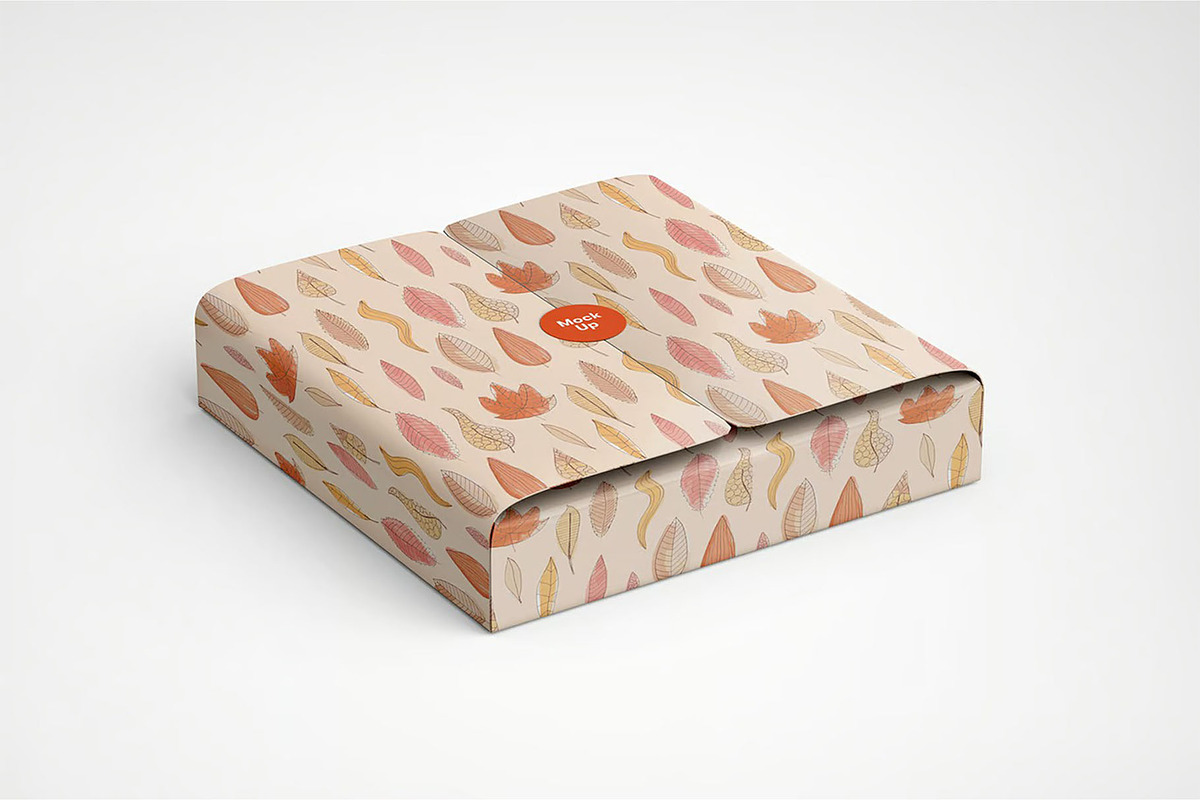 Square Paper Gift Box PSD Mockup, a Packaging Mockup by zphotographystudio (Photo 10 of 11)