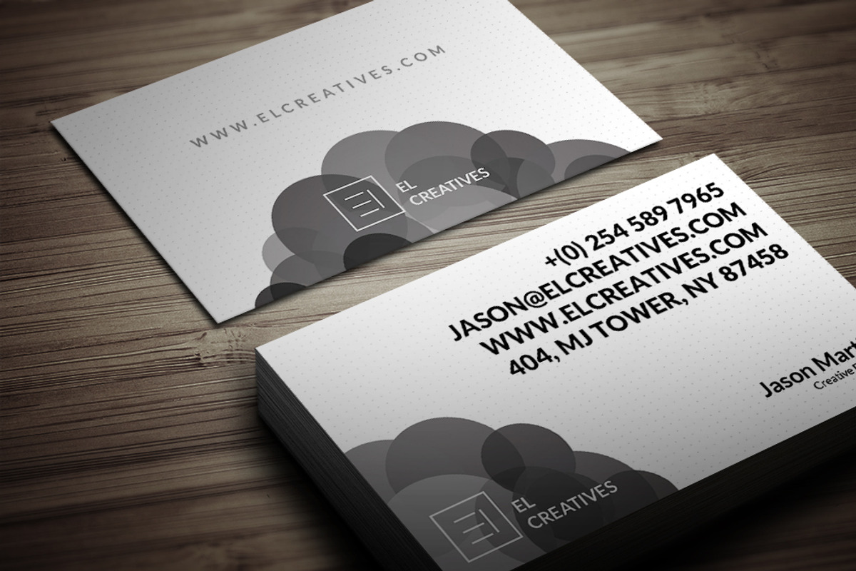 Creative Circles Business Card, a Business Card Template by bouncy (Photo 1 of 4)