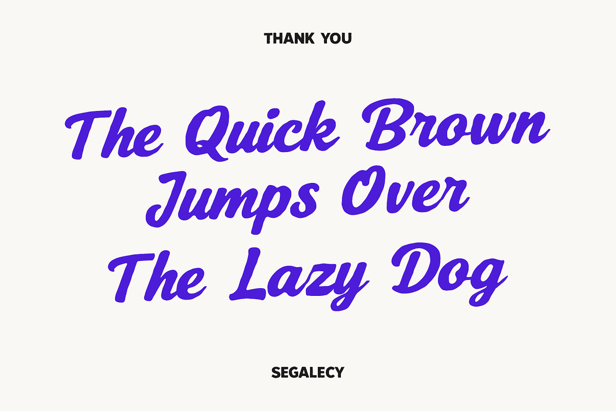 Segalecy Retro Vintage Font Duo, a Script Font by Maulana Creative (Photo 7 of 7)