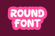 Rekoy Ghoba - Round Font, a Sans Serif Font by Iqsiart Studio (Thumbnail 5 of 7)