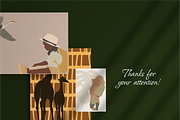 Summer collection, girls on safari, an Animal Illustration by Yana_mide (Thumbnail 9 of 9)