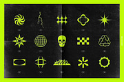 Acid & Chrome Abstract Shapes Bundle, an Object Graphic by Samolevsky (Thumbnail 19 of 25)