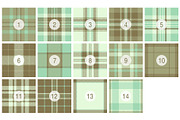 #253 Tranquil Olive Plaid Patterns, a Pattern Graphic by Plaid4You (Thumbnail 2 of 5)