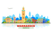 Marrakech Morocco skyline, an Illustration by Sky and glass (Thumbnail 3 of 6)