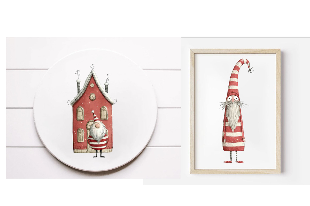 Quirky Santa Claus Clipart, an Illustration by Designworld (Photo 4 of 5)
