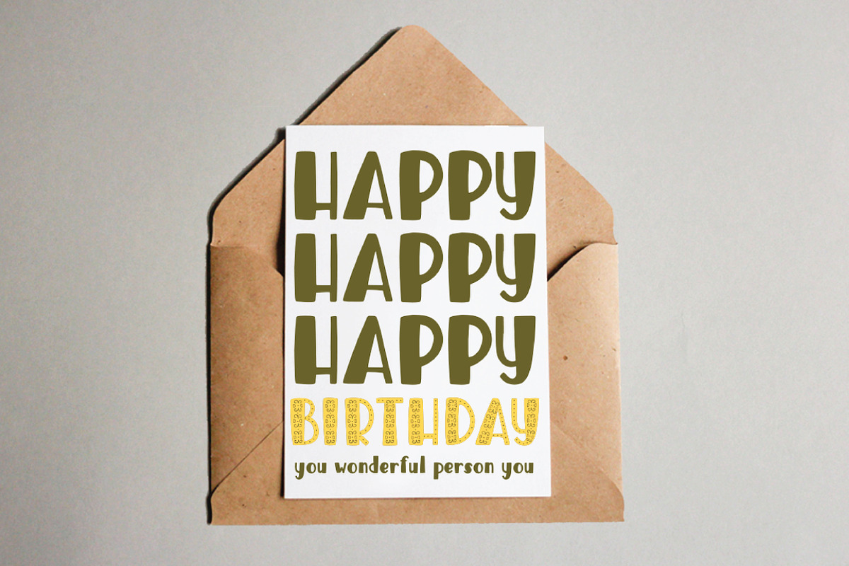 Autumn Spice Display San Serif Font preview 6