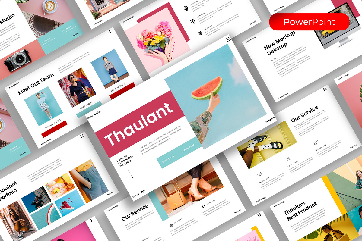 Thaulant – Business PowerPoint, a Presentation Template by kreatifreya (Photo 1 of 5)
