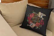 Golden birds cage and roses, an Animal Illustration by Matrioshka (Thumbnail 3 of 8)