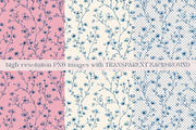 Toile Floral Seamless Patterns, a Pattern Graphic by Olya Creative (Thumbnail 7 of 22)