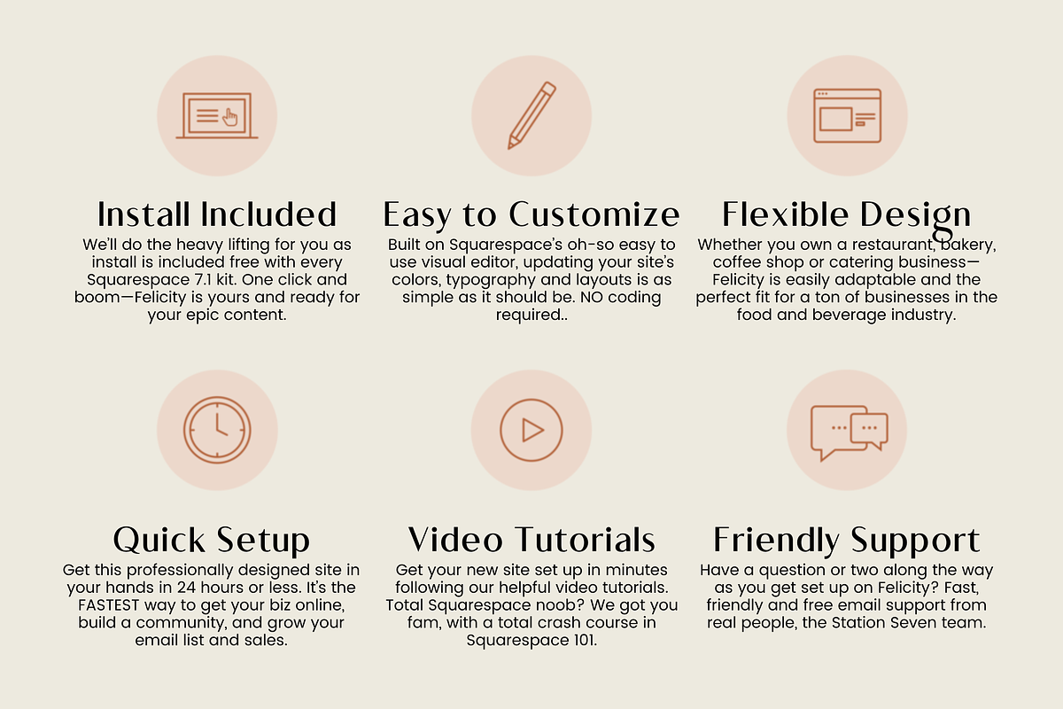 Squarespace 7.1 Template - Felicity, a Websites & App Template by Station Seven (Photo 2 of 4)