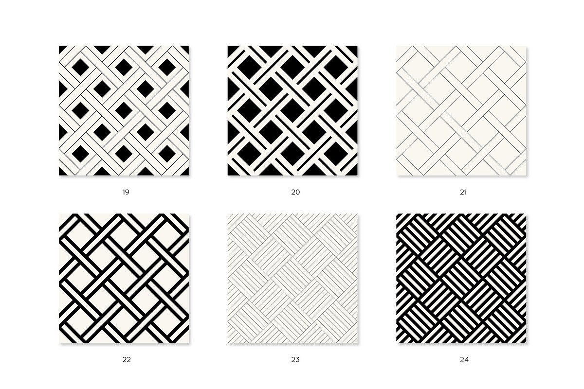 Squares. Seamless Patterns, a Pattern Graphic by Curly_Pat (Photo 6 of 8)