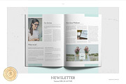 Newsletter, a Brochure Template by ThemeDevisers (Thumbnail 3 of 5)