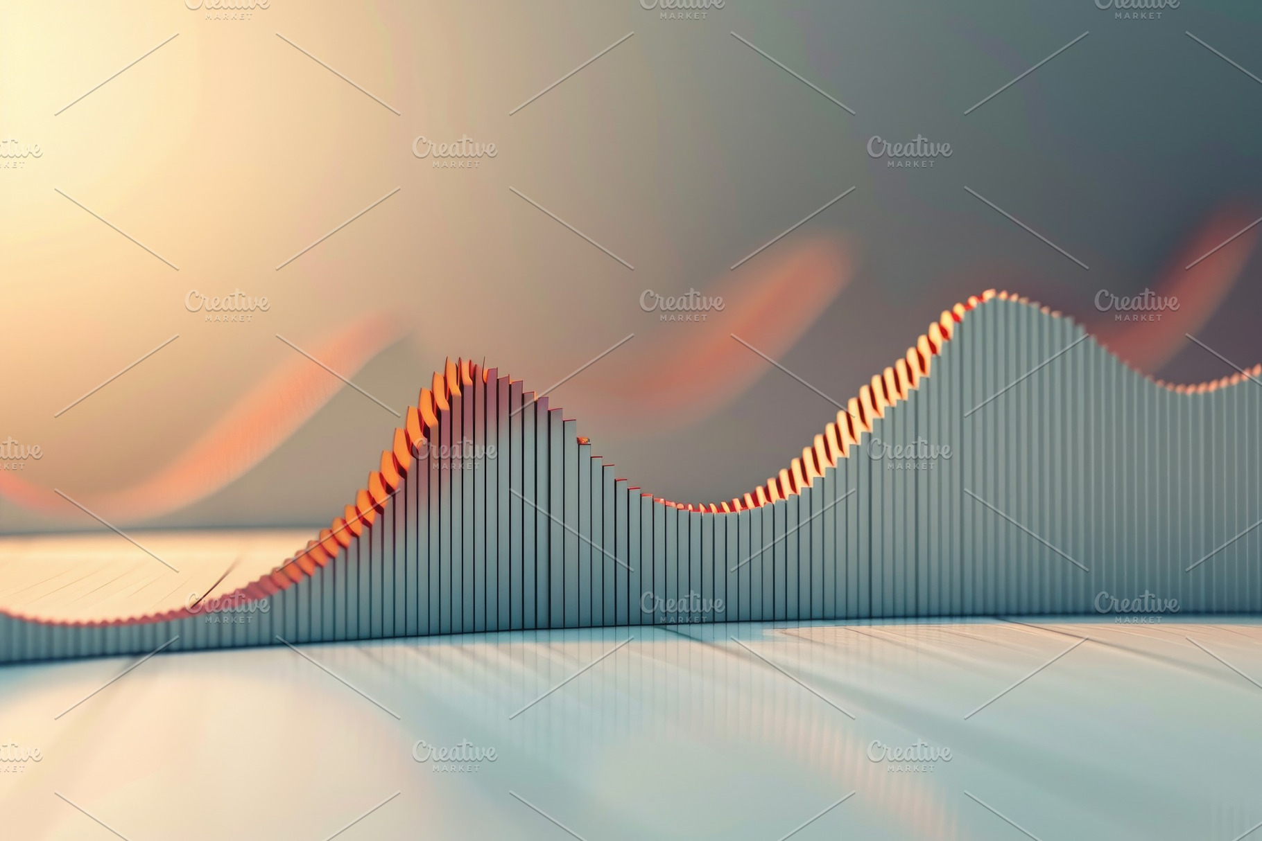 This photo showcases a 3D rendering, a Photo by Iftikhar Alam