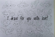 Bat Halloween Clipart Set, an Animal Illustration by Palau (Thumbnail 9 of 12)