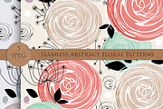 FLORAL abstract seamless pattern, a Pattern Graphic by Futurel (Thumbnail 2 of 4)