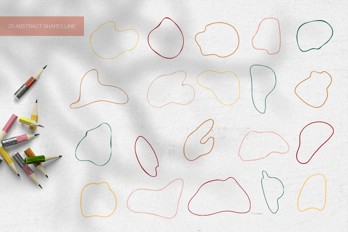 Abstract set. Autumn collection!, an Object Graphic by Ivanna-Ivashka (Photo 5 of 11)