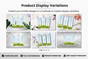 3 Skinny Tumblers Mockup Templates, a Cups & Container Mockup by DigiPax (Thumbnail 4 of 10)