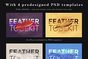 Feather Toolkit - Photos & Graphics, a Mockup by Cruzine (Thumbnail 3 of 9)