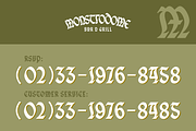 Eachtra | Modern Blackletter Font, a Blackletter Font by Twicolabs Fontdation (Thumbnail 8 of 8)
