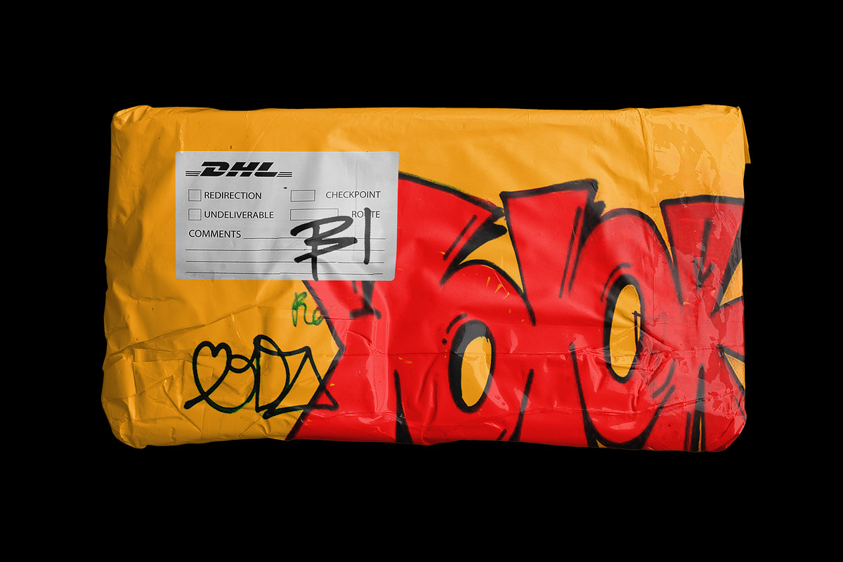 Post Pack Bag Mockup, a Packaging Mockup by Bolderaja1 Studio (Photo 5 of 10)