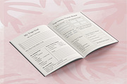 Yoga Progress Log Book, a Design Template by Book2bees (Thumbnail 3 of 5)