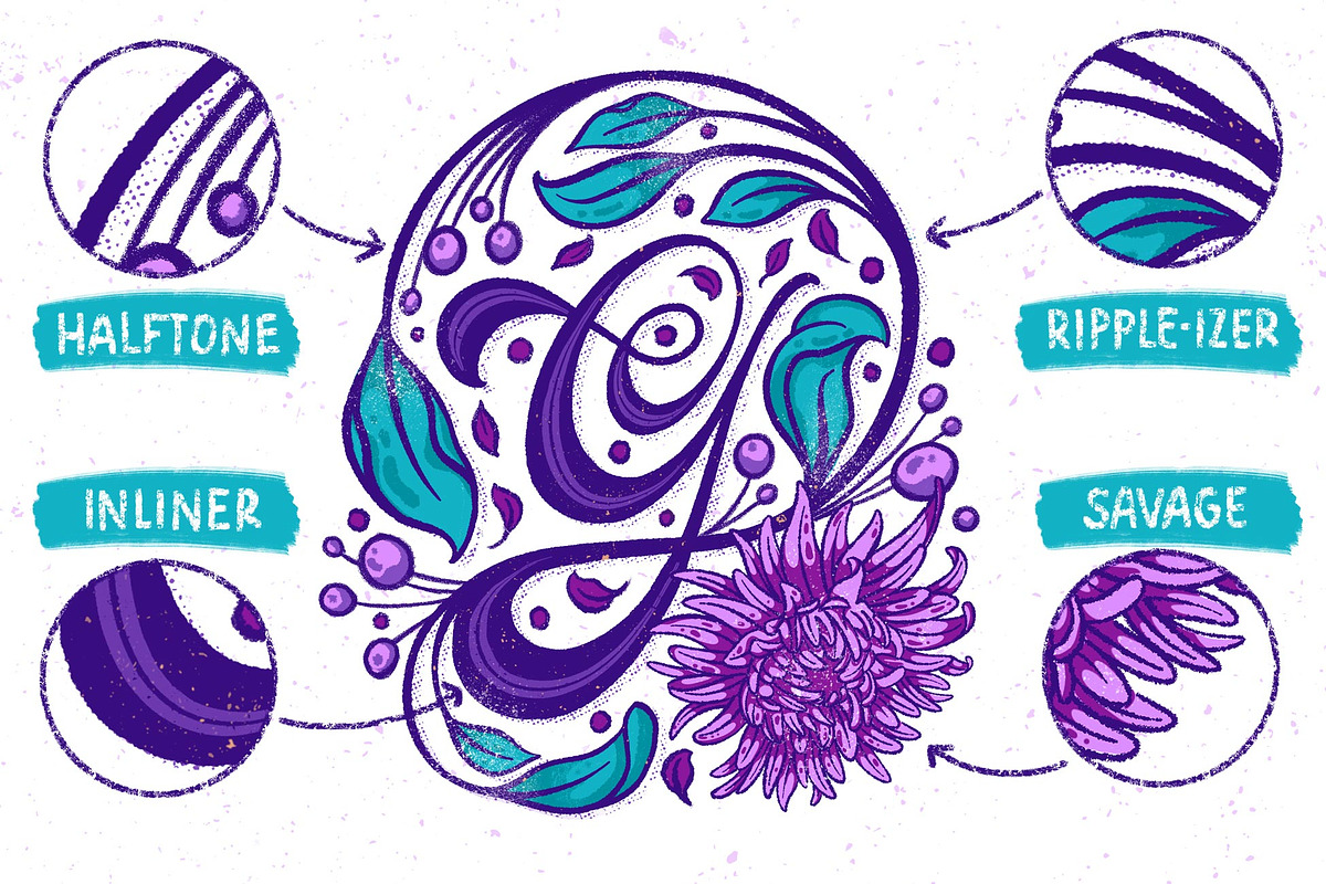 Rough & Raw - Affinity Brushes, a Brush Add-On by Shoutbam (Photo 2 of 9)