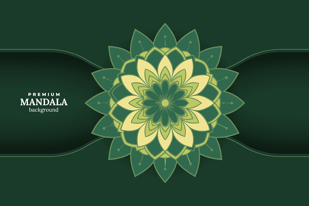 Vivid Islamic Mandala Art, a Pattern Graphic by hkmonir (Photo 2 of 3)