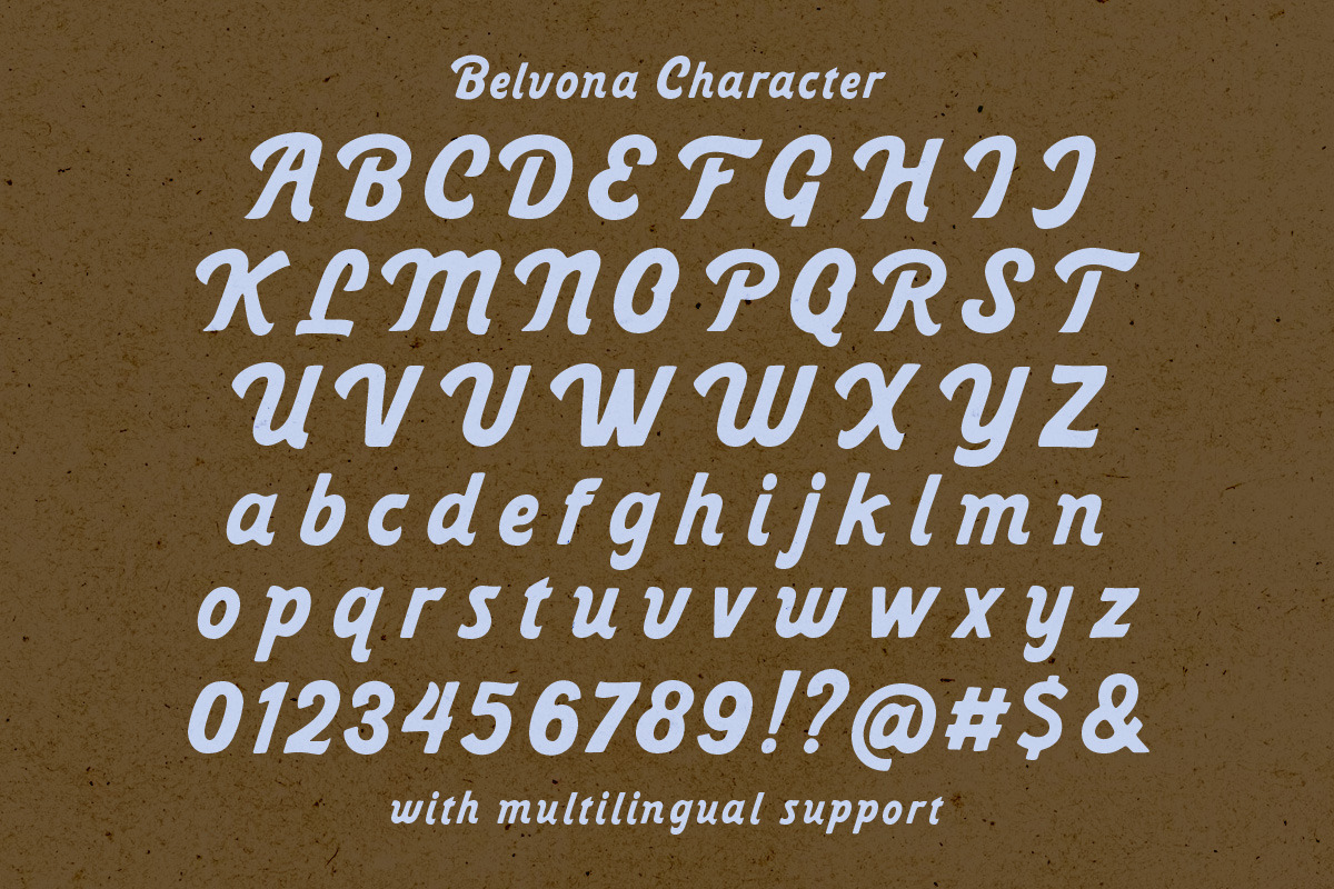 Belvona Vintage Display Font, a Serif Font by Letterhend Studio (Photo 7 of 9)