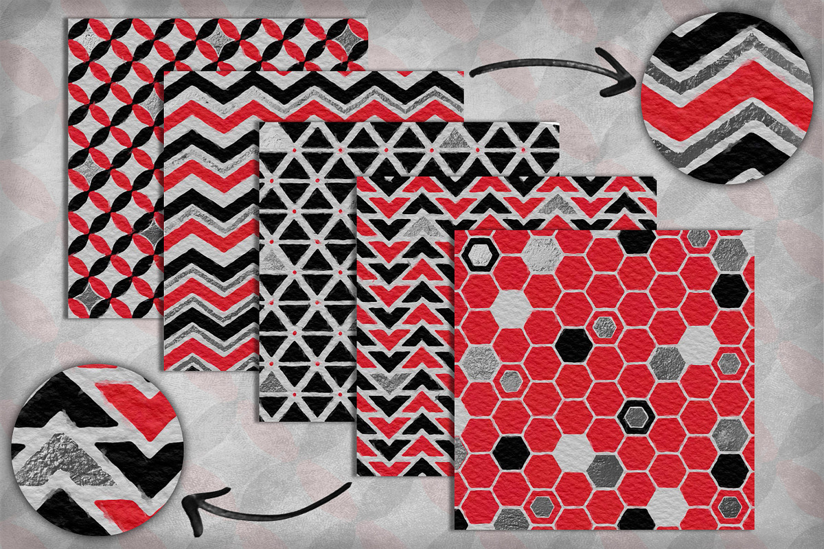 Coral Geometric Pack preview 2