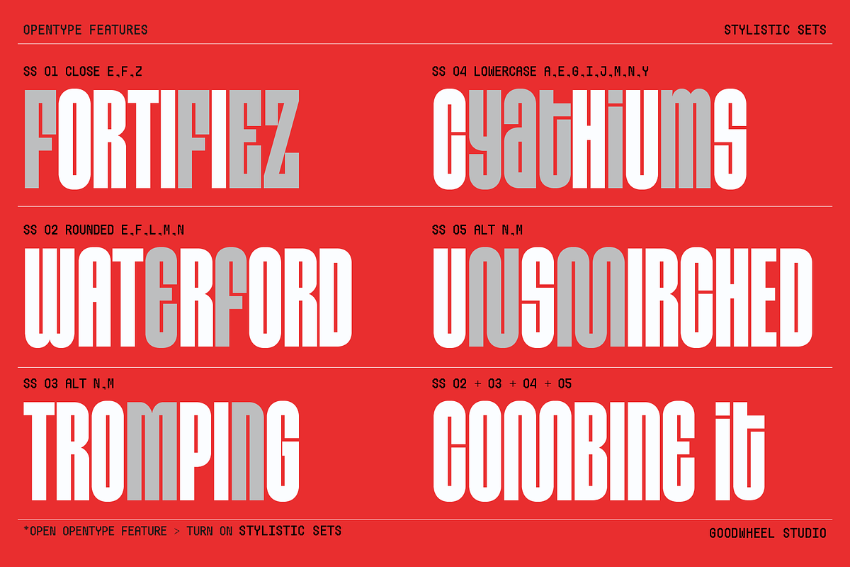 GW Pleasance, a Sans Serif Font by Goodwheel Studio (Photo 8 of 12)