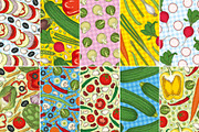 Food Seamless Patterns Collection, a Pattern Graphic by DeepFuze (Thumbnail 8 of 8)