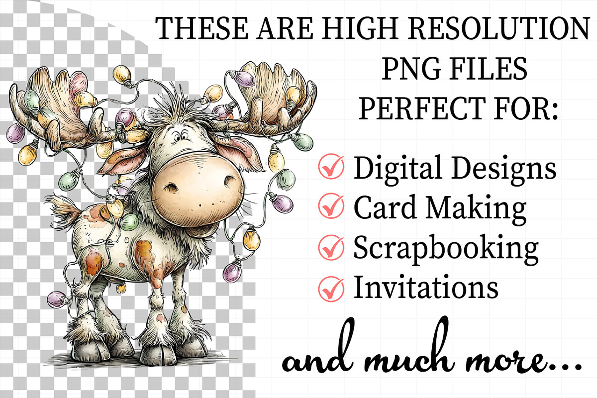 Animals Christmas Clipart Bundle, an Illustration by Daily.Designs (Photo 2 of 5)