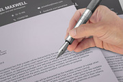 Clean Resume/CV design Template, a Resume Template by designvillage (Thumbnail 3 of 13)