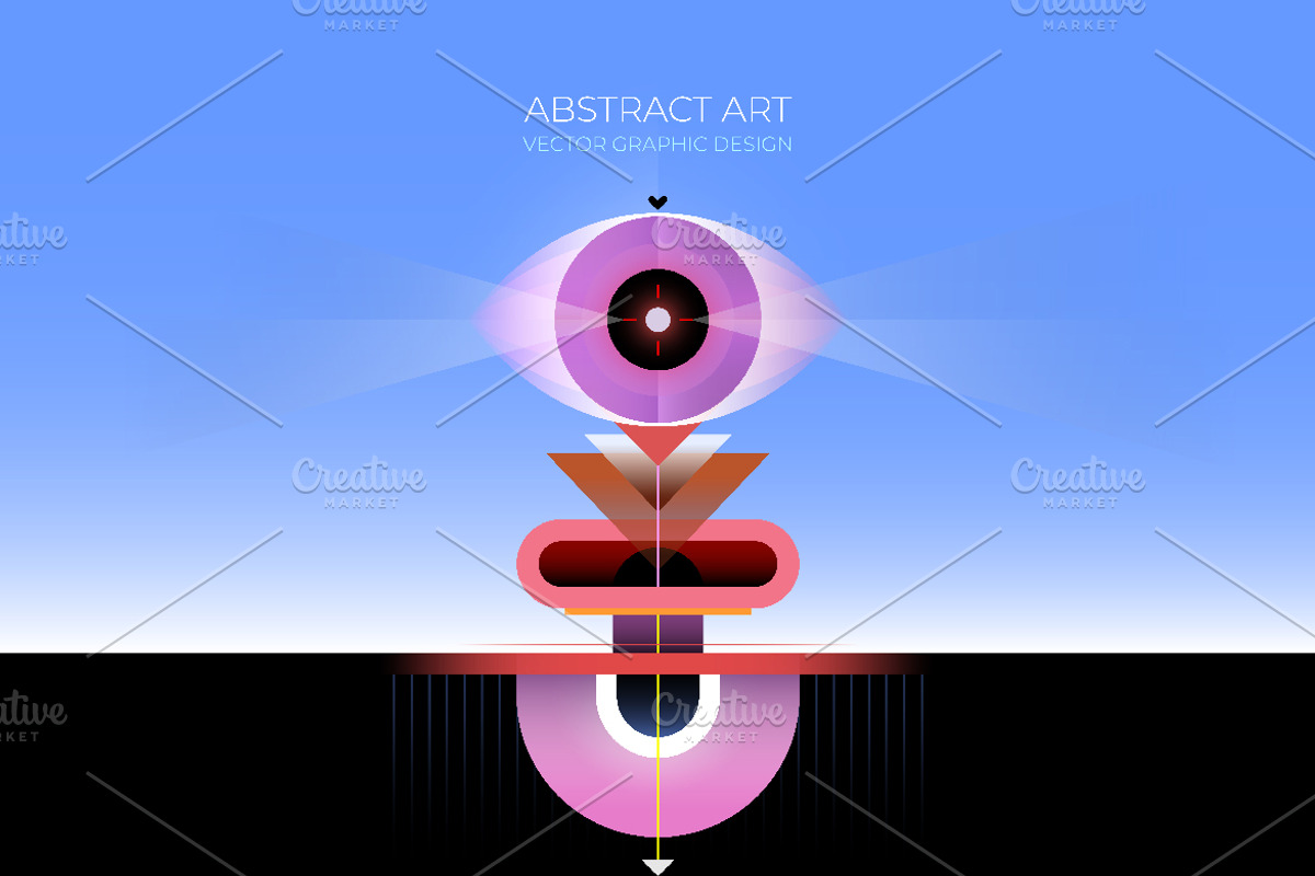 Lighthouse Abstract Vector Design, a Decorative Illustration by danjazzia (Photo 3 of 3)