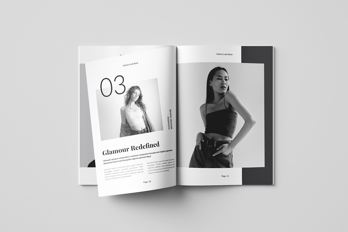 Fashion Lookbook Template, a Brochure Template by Spark_Creative (Photo 5 of 17)