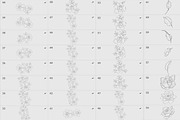 Procreate flower stamp, roses brush, a Brush Add-On by AnnaPolitmerskaja (Thumbnail 4 of 5)