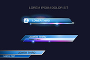 Lower thirds, a Work Illustration by El Design (Thumbnail 4 of 5)