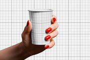 Hand Holding Paper Cup PSD Mockup, a Mockup by easy.way (Thumbnail 2 of 5)