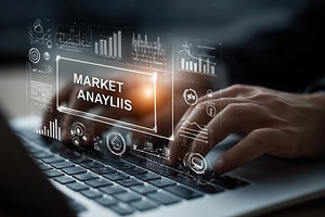 Market Analysis Data Analytics Lapto, a Photo by Pixeness Studio