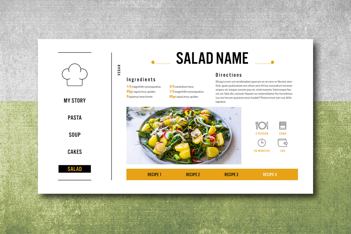 Interactive PDF Cookbook, a Templates & Theme by Grkic Creative (Photo 22 of 22)