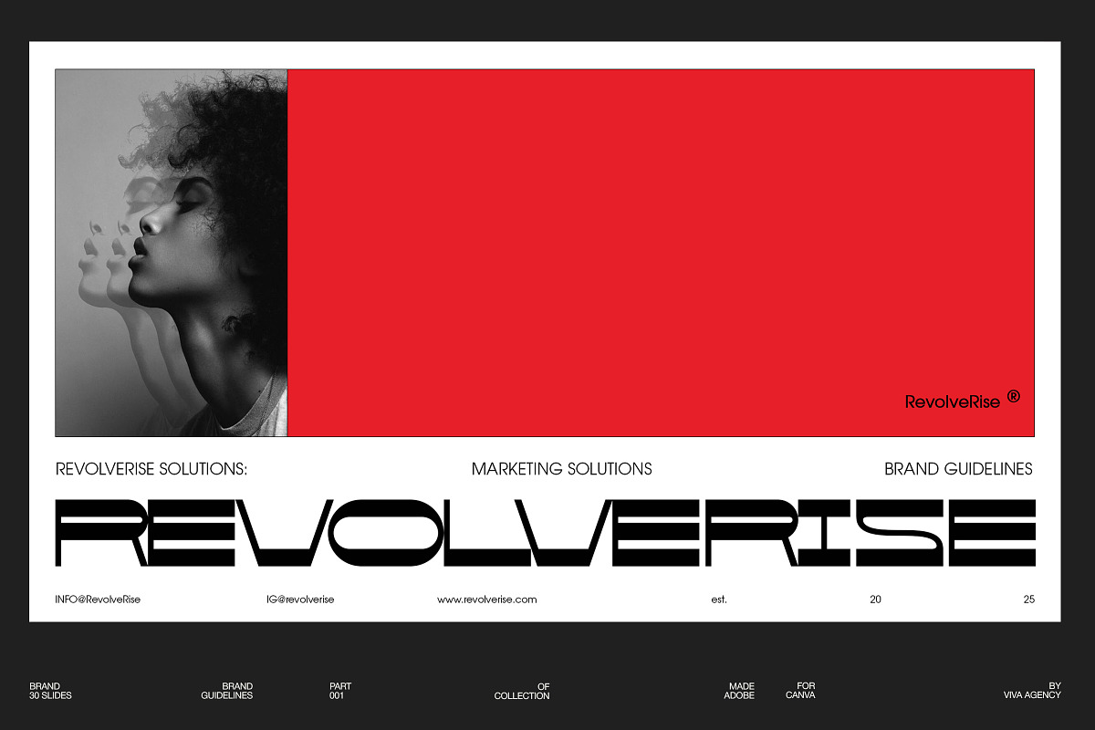 Brand Guidelines RevolveRise, a Presentation Template by Viva Agency (Photo 3 of 9)