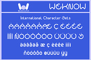 Super Hybrid font, a Font by weknow (Thumbnail 8 of 8)