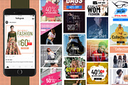 20 Fashion Instagram Post Templates, a Social Media Template by Mehul Munjani (Thumbnail 2 of 4)