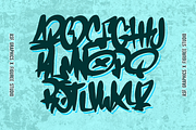 Coolgank - Dynamic Graffiti Font, a Handwritten Font by asfgraphics (Thumbnail 2 of 10)