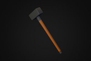 Low Poly Sledgehammer V1