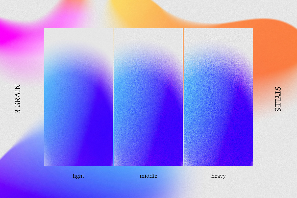 Chroma Grainy Gradient Textures, a Texture Graphic by kuro (Photo 6 of 12)